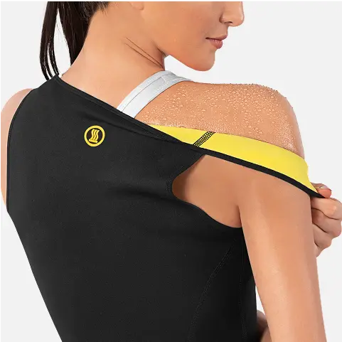 Vista trasera de chaleco Hot Shapers para trabajar la zona de la espalda
