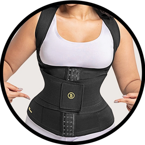 Vista trasera de prenda Hot Shapers de alta calidad con costuras resistentes y diseño ergonómico